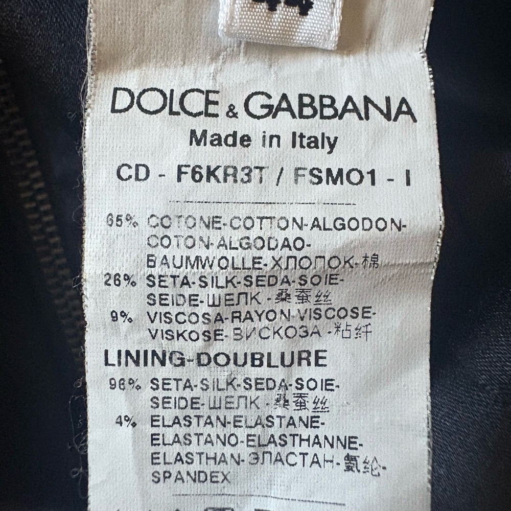 Dolce & Gabbana Black Floral Cherry Blossom Jacquard Sleeveless Mini Dress - IT - Picture 12 of 13
